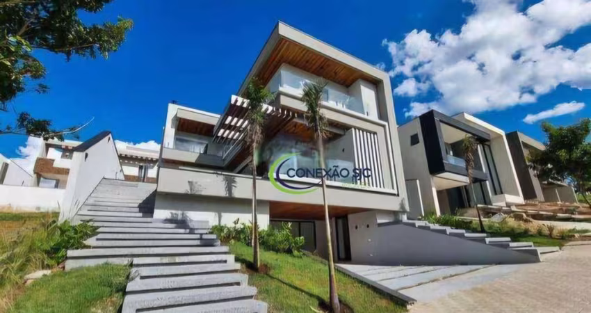 Sobrado com 4 dormitórios, 280 m² - venda por R$ 4.300.000,00 ou aluguel por R$ 22.900,00/mês - Condomínio Residencial Alphaville - São José dos Campos/SP