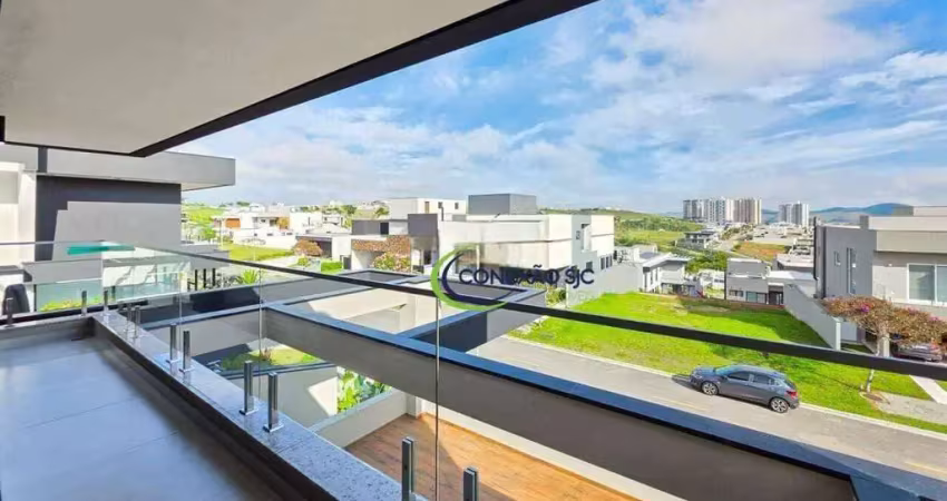 Sobrado com 5 dormitórios para alugar, 480 m² por r$ 19.000,00/mês - condomínio residencial alphaville - são josé dos campos/sp