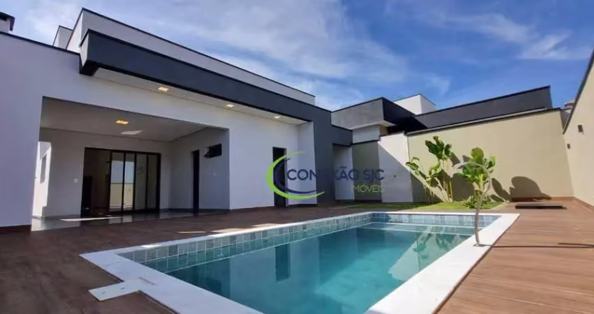 Casa TÉRREA com 3 dormitórios à venda, 194 m² por R$ 1.400.000 - Condomínio Residencial Mantiqueira - São José dos Campos/SP