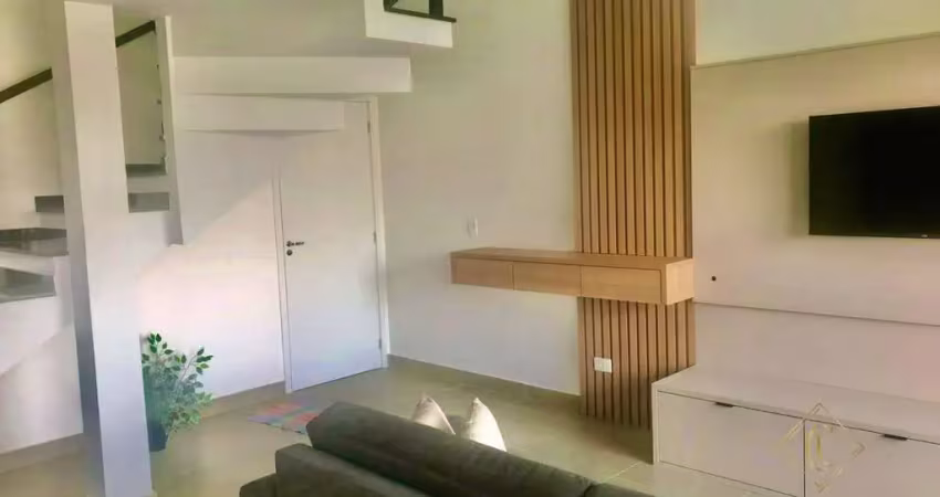 Apartamento duplex com 1 dormitório para alugar, 96 m² por r$ 5.200/mês - jardim aquarius - sjc/sp