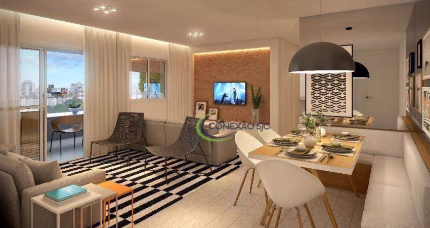 Apartamento com 3 dormitórios à venda, 93 m² por R$ 1.400.000,00 - Jardim Apolo - São José dos Campos/SP