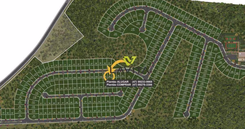 Terreno à venda, 359 m² por R$ 332.000 - Ponta Aguda - Blumenau/SC | LA VITA IMÓVEIS