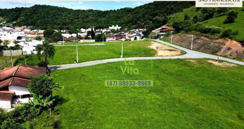 Terreno à venda, 360 m² por R$ 315.668,27 - Bela Vista - Gaspar/SC