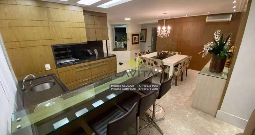 Apartamento com 3 suítes, à venda, 211 m² por r$ 2.200.000 - jardim blumenau - blumenau/sc