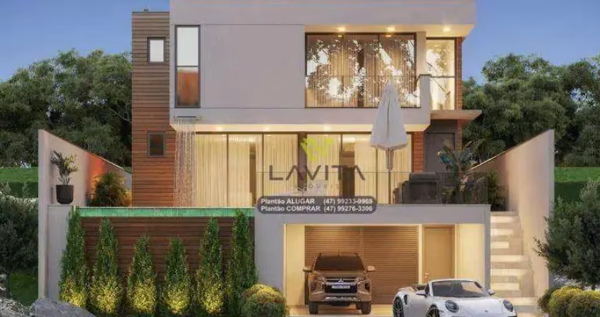 Casa NOVA a Venda com 430m²  Condomínio Fechado Golden Park com 5 Suítes, Bairro Itoupava Central - Blumenau SC | La Vita Imóveis