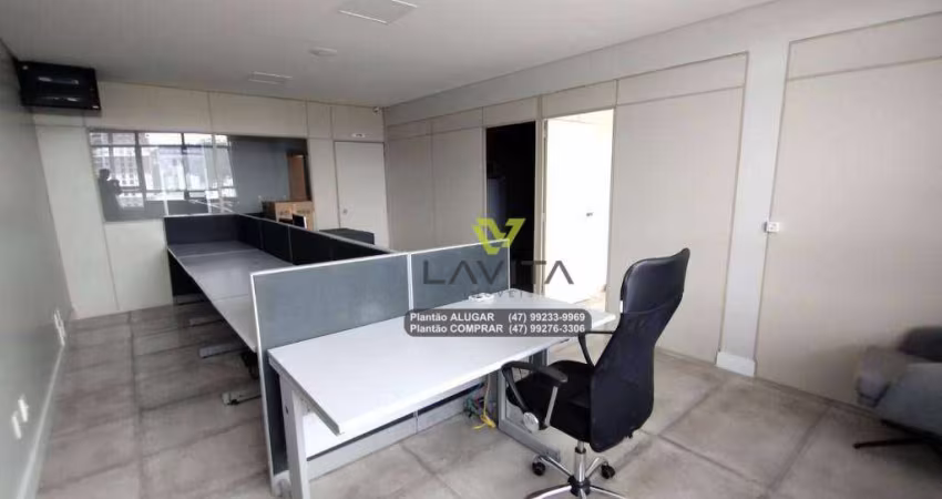 Sala para alugar, 75 m² por R$ 3.977,00/mês - Centro (Blumenau) - Blumenau/SC