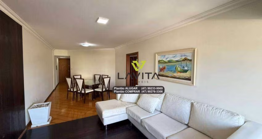 Apartamento com 3 dormitórios, 106 m² - venda por R$ 465.000,00 ou aluguel por R$ 3.115,00/mês - Velha - Blumenau/SC
