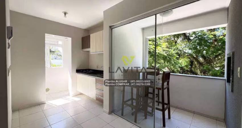 Apartamento semimobiliado à venda com 2 dormitórios, sendo 1 suíte - bairro vila nova - blumenau sc | la vita imóveis