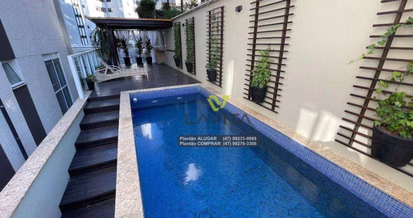 Apartamento com 3 dormitórios para alugar, 121 m² por R$ 8.159,00/mês - Jardim Blumenau - Blumenau/SC