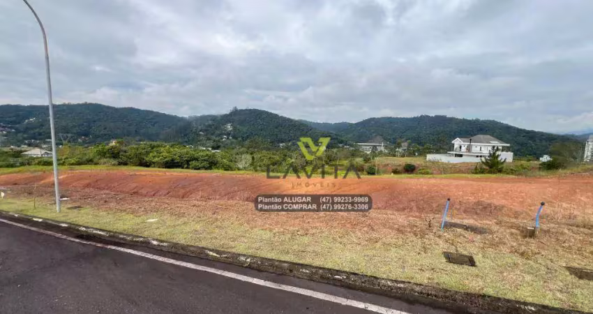 Terreno á venda com 375m², lote 127 - no condomínio fechado paysage privilege - bairro ponta aguda - blumenau sc | la vita imóveis