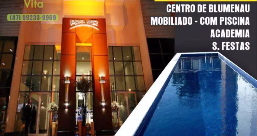 Apartamento com 1 dormitório à venda, 27 m² por r$ 295.000,00 - centro - blumenau/sc