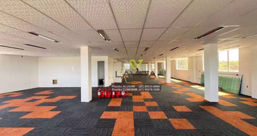 Sala comercial com 447m² (andar inteiro) para aluguel, locação - bairro itoupava norte - blumenau sc | la vita imóveis