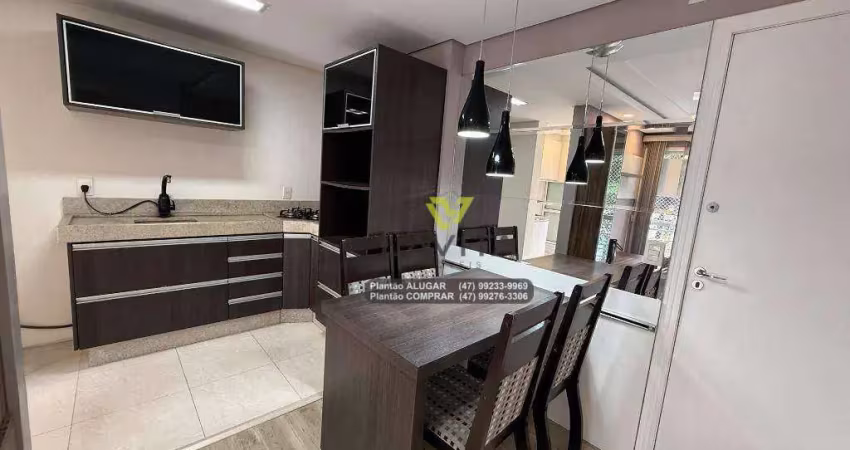 Apartamento no arbóris - mobiliado com 2 dormitórios para alugar, por r$ 2.700/mês - escola agrícola - blumenau/sc | la vita imóveis