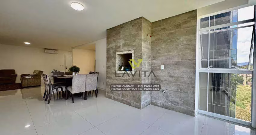 Apartamento com 3 suítes à venda, 124 m² privativos  r$ 650.000 - itoupava central - blumenau/sc