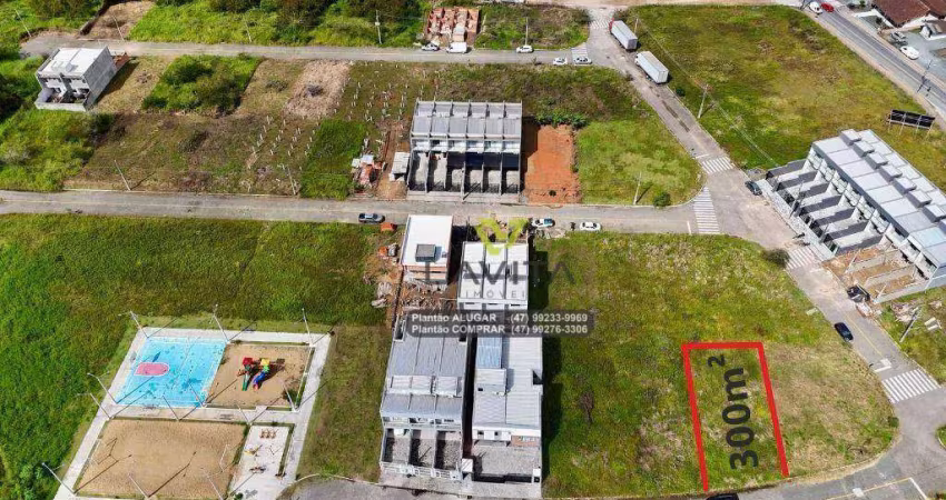 Terreno à Venda com 300m² Localizado no Bairro Belchior Central - Loteamento Terras do Vale - Gaspar SC | La Vita Imóveis