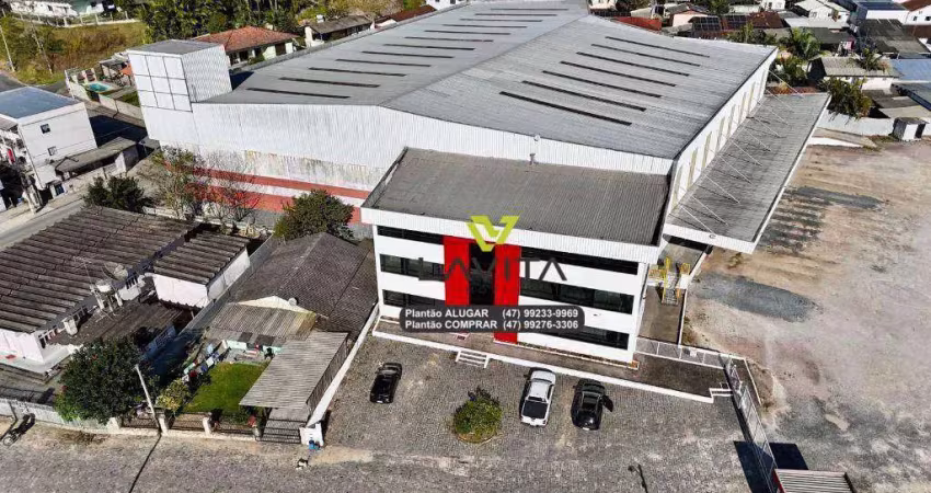 Galpão para aluguel, locação com 4.690m² – vão livre de 3.862m² e pé direito de 9,95m – gasparinho, gaspar/sc | la vita imóveis