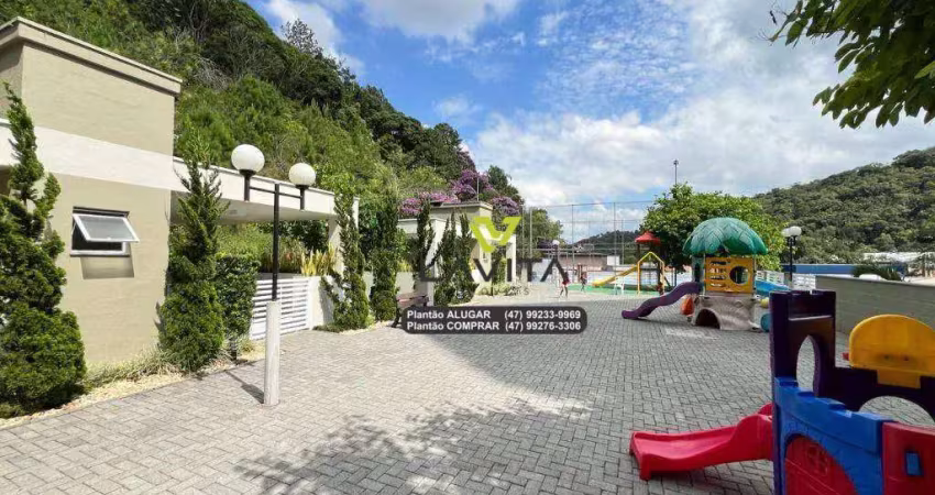 Apartamento para venda, no residencial ecovilla, bem próximo ao centro de blumenau, hospital santa catarina, angeloni da fonte e rua das palmeiras.