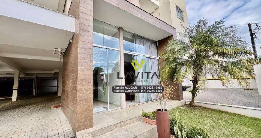 Apartamento com 3 dormitórios para alugar, 92 m² por r$ 2.694/mês - bela vista - gaspar/sc | la vita imóveis