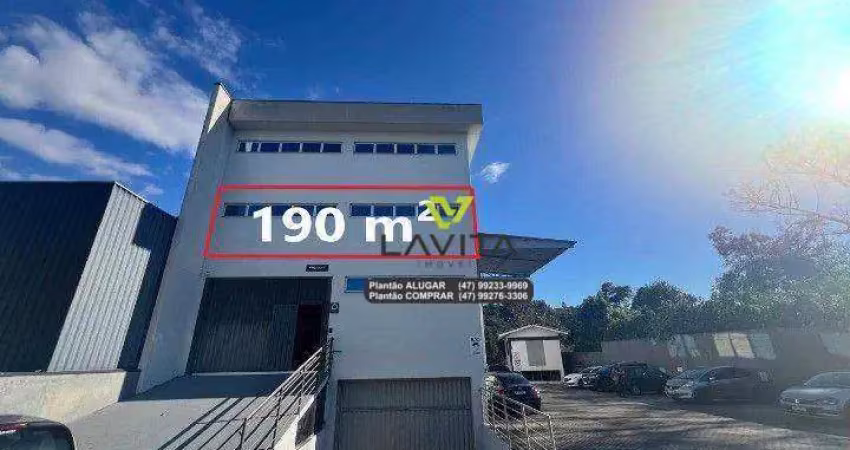 Sala comercial com 190m² (andar inteiro) para aluguel, locação - bairro itoupava norte - blumenau sc | la vita imóveis