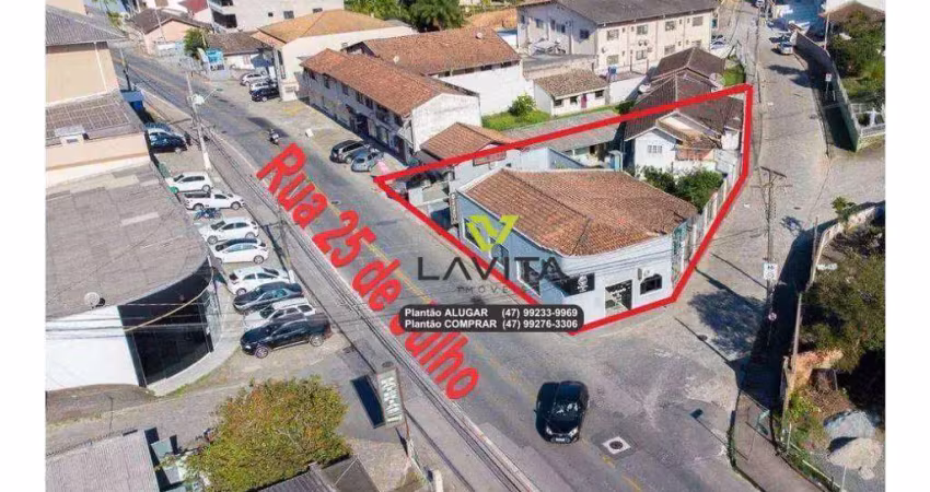 Terreno comercial de esquina a venda 1.160m² - bairro itoupava norte - blumenau sc | la vita imóveis