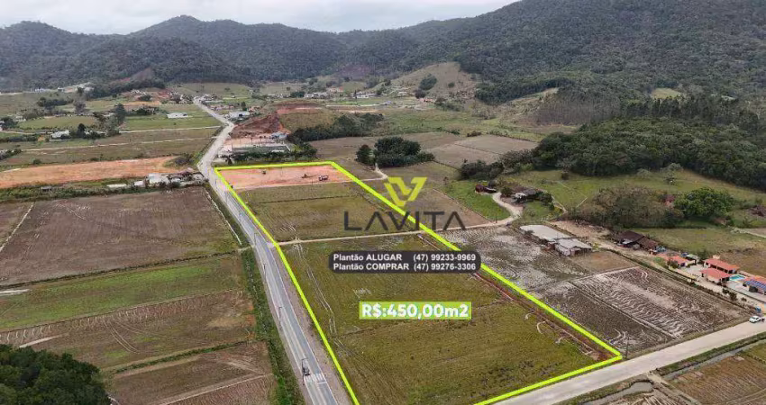 Terreno à venda, 2544 m² por r$ 1.144.890 - santa terezinha - gaspar/sc
