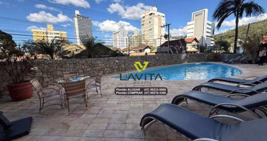 Apartamento com 3 dormitórios à venda, 110 m² por r$ 1.400.000 - velha - blumenau/sc