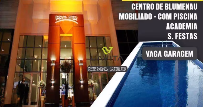 Apartamento com 1 dormitório à venda, 27 m² por r$ 350.000,00 - centro - blumenau/sc