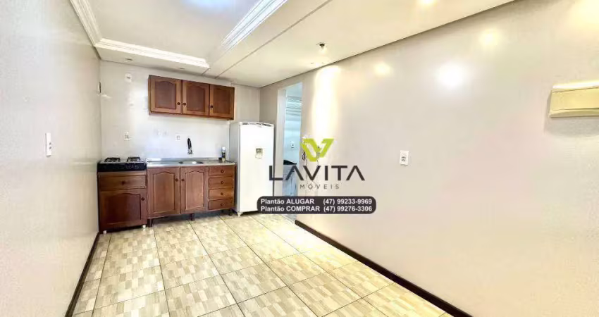 Apartamento com 1 dormitório para alugar, 45 m² por r$ 1.480/mês - bela vista - gaspar/sc