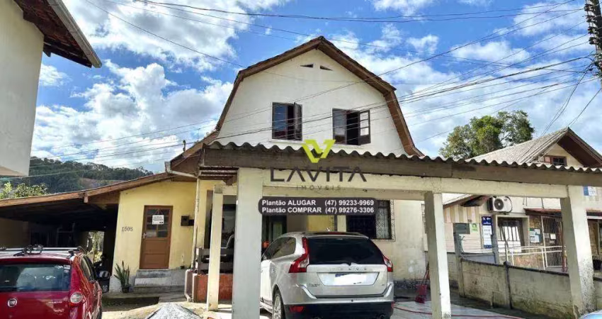 Casa com 5 dormitórios para alugar, 150 m² por r$ 3.200,00/mês - vorstadt - blumenau/sc