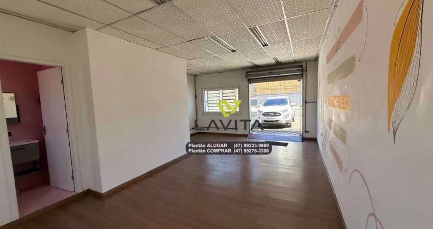 Galpão para alugar, 171 m² por r$ 6.500/mês - salto - blumenau/sc