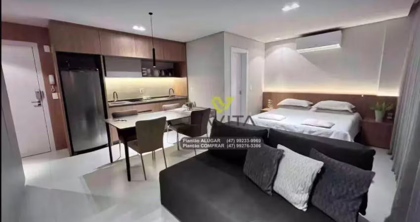 Apartamento com 1 dormitório à venda, 35 m² por r$ 460.000,00 - ponta aguda - blumenau/sc