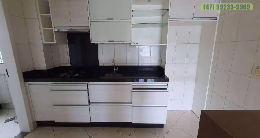 Apartamento com 2 dormitórios para alugar, 80 m² por R$ 1800/mês - Vorstadt - Blumenau/SC