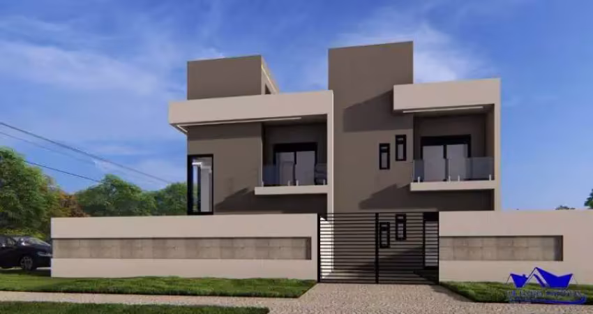 Oceano imoveis vende: sobrado 04 na avenida paranavaí  esquina com av .guanabara , balneário coroados , imóvel na planta