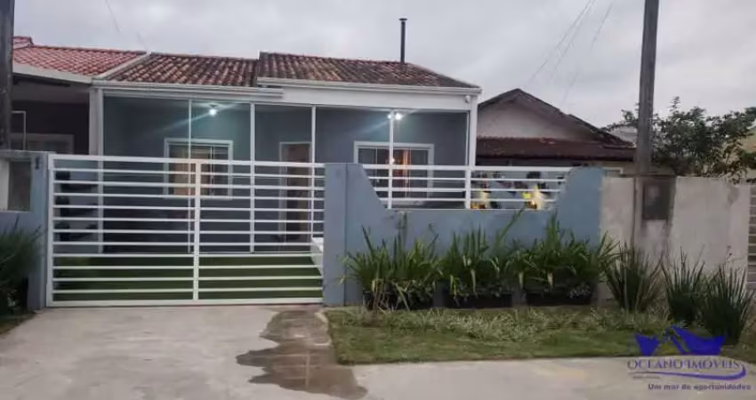Oportunidade de negócio: casa geminada no balneário brejatuba, a uma quadra da avenida paraná