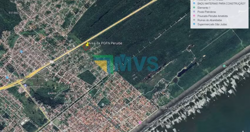 Oportunidade imperdível: área para venda em peruíbe-sp, no bairro estância leão novaes!