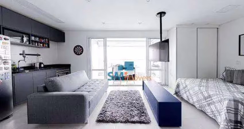 Apartamento com 1 dormitório à venda, 43 m² por R$ 530.000,00 - Campo Belo - São Paulo/SP