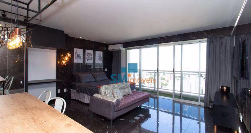 Apartamento com 1 dormitório à venda, 45 m² por R$ 800.000,00 - Santo Amaro - São Paulo/SP