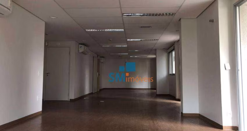 Sala Comercial 160m² - 02 banheiros e 04 vagas - Bela Vista - Aluga-se