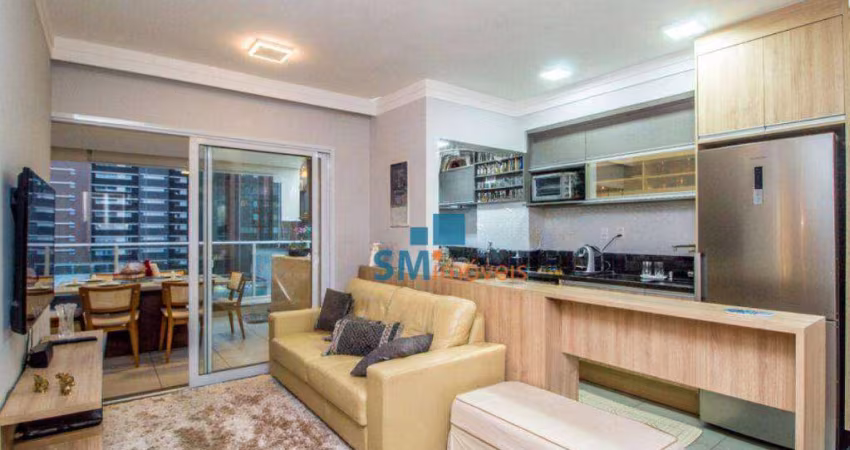 Apartamento Mobiliado com 2 dormitórios à venda, 82 m² por R$ 1.629.900 - Moema - São Paulo/SP