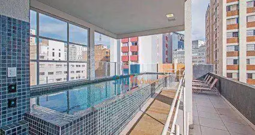 Apartamento com 1 dormitório à venda, 44 m² por R$ 520.000,00 - Bela Vista - São Paulo/SP