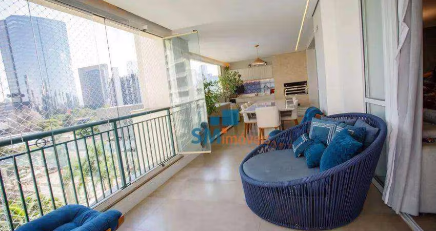 Apartamento com 4 dormitórios à venda, 178 m² por R$ 3.230.000,00 - Brooklin - São Paulo/SP