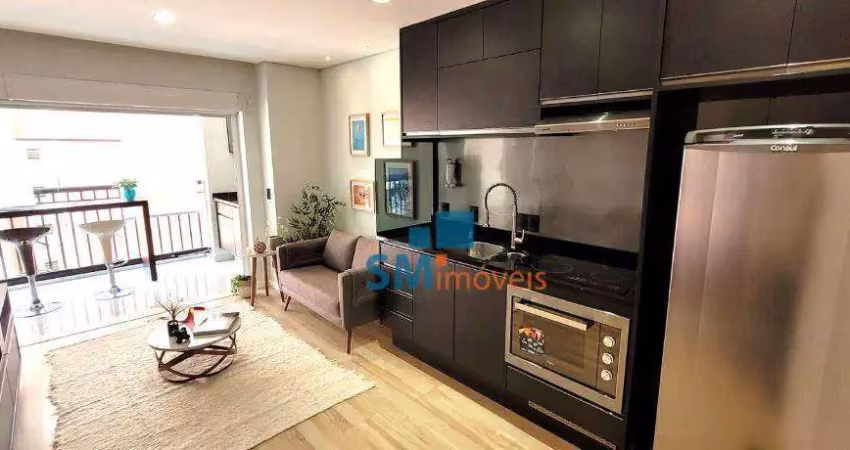 Apartamento com 1 dormitório à venda, 42 m² por r$ 550.000,00 - centro - são paulo/sp