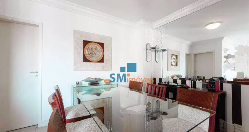 Excelente apartamento 117m² - 03 dormitórios (01 suíte) e 03 vagas - bosque da saúde - vende-se