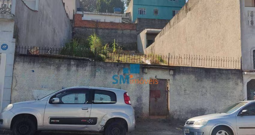 Terreno à venda, 300 m² por R$ 550.000,00 - Vila Aquilino - Santo André/SP