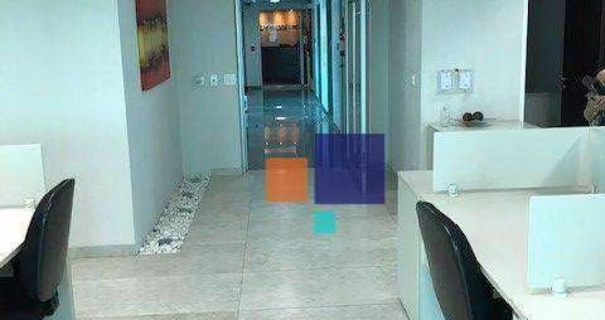 Conjunto Comercial 172m² com 04 salas, 04 banheiros e 04 vagas - Aluga em Moema