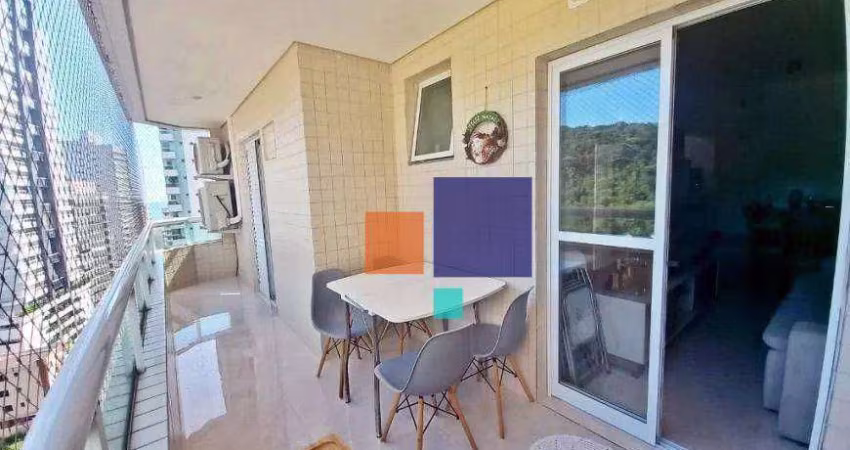 Apartamento com 2 dormitórios à venda, 76 m² por R$ 700.000,00 - Canto do Forte - Praia Grande/SP