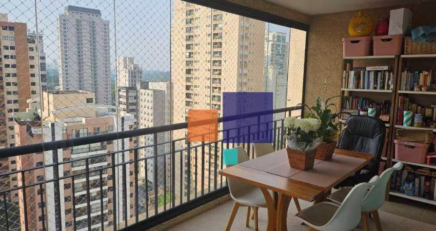 Apartamento com 3 dormitórios à venda, 167 m² por R$ 2.300.000,00 - Brooklin - São Paulo/SP