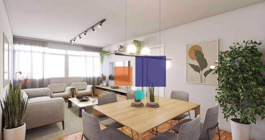 Apartamento com 3 dormitórios à venda, 98 m² por R$ 1.650.000,00 - Jardim Paulista - São Paulo/SP