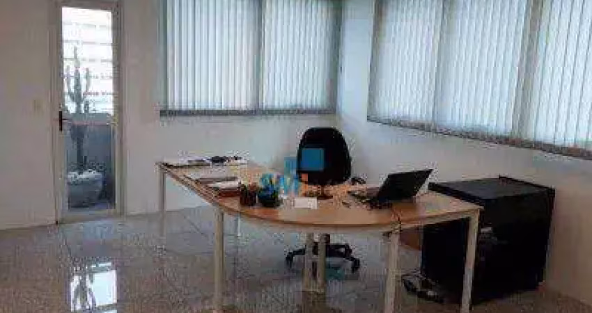 Sala, 33 m² - venda por r$ 350.000,00 ou aluguel por r$ 3.400,72/mês - brooklin - são paulo/sp