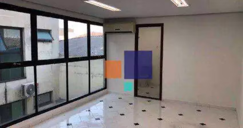 Sala comercial 30m² com banheiro - aluga-se - santo amaro